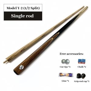 1/2 Cue Stick Billiards A-Grade Ash Wood 10mm Tip Tako Pool Cue Stick 58 Small Head 8/9 Balls Billiards Cue Sticks 19/20OZ
