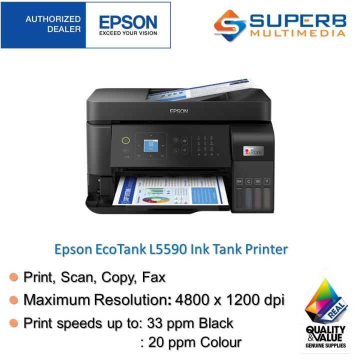 Epson EcoTank L5590 Ink Tank Printer | Lazada