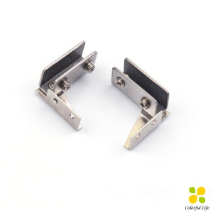 CLM บานพับประตูกระจก ฮาร์ดแวร์เฟอร์นิเจอร์ บานพับกระจกประตูเดียว Cabinets Glass Door Hinges