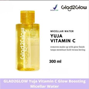 Glad 2 Glow Glad2Glow Micellar Water menghapus make up dengan mudah 300ML