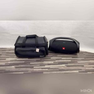 กระเป๋าใส่ลำโพง JBL BOOMBOX 1-2-3แบบหนังสีดำ
