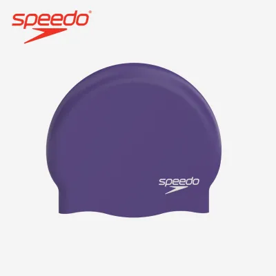 Speedo Adult Unisex-Plain Moulded Silicone Cap-Swimcap-8-70984006