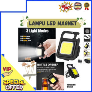Lampu Senter Led Mini Emergency Charger Multifungsi Super Terang Cas / Senter Cas Led Super Terang / Gantungan Kunci Lampu Led