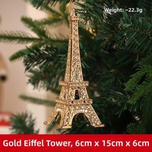 UNMEGONI Electroplated Christmas Tree Pendant Bells Deer Snowflakes Plastic Xmas Tree Ornament Gold Snowman Hanging Ornaments Home Decor