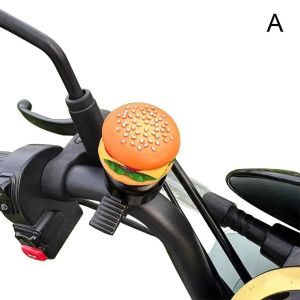 Colorplus Bicycle Bell Cartoon Hamburg French Fries Sandwich MTB Bell Handlebar Safety Bell Cycling Lovely Accessories Loud Bicycle R7F3