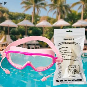 [WQP Fashion Store] Flash Sale Jewelry 2025 Large Frame Swimming Goggles For Kids High Quality Antifog Swim Glasses Waterproof HD Swim Eyewear Swim Equipment