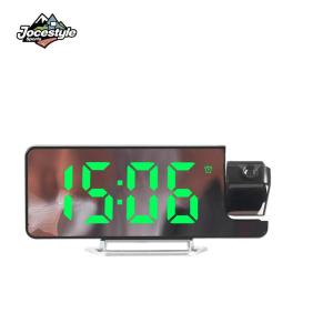 Digital Clock USB Charger Projection Digital Alarm Clock with Temperature Date Digital Clock Projector Large Display for Bedroom