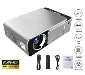Proyektor terbaru 2026 Infokus T6 - LED 720P HD Home 3500 Lumens Kualitas Tinggi Home Theater Video Multimedia Terbaik di kelasnya