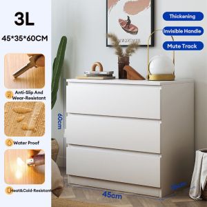 IronRoot Chest Drawer Cabinet For Clothes 3/4/5 Layer Durabox Cabinet Wooden Organizer