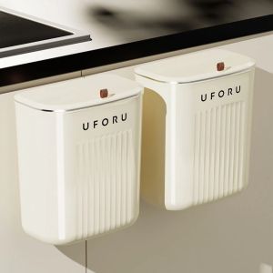 Thùng Đựng Rác UFORU Có Nắp Đậy Treo Tường Tiện Dụng Cho Nhà Bếp - Thùng Đựng Đồ Nhà Tắm Chống Nước