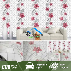 DNV - WALLPAPER DAPUR 45CM X 1 M Anti Air Panas Minyak & Api Kitchen Set Kamar Mandi Premium Foil