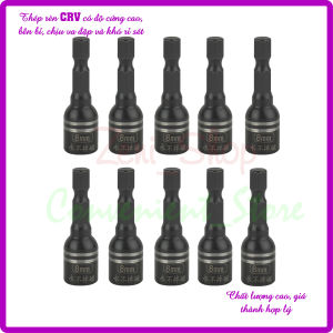 Mũi bắn vít tole 8mm thép CrV (Crom Vanadi) siêu bền