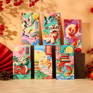 Twenty Twenty Six Year Of Horse Chinese New Year Red Envelopes Angpao Ang Pow Kids Red Packet Lunar New Year Spring Festival Lucky Money Prosperity Fortune Blessings