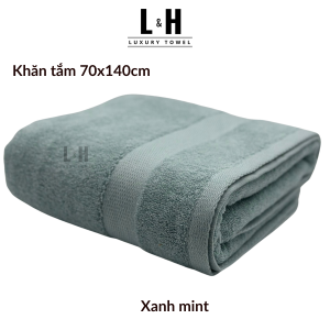 Khăn tắm to Kokoya 70x140cm cao cấp xuất hàn Basic thấm hút nước tốt không bám bông dày dặn