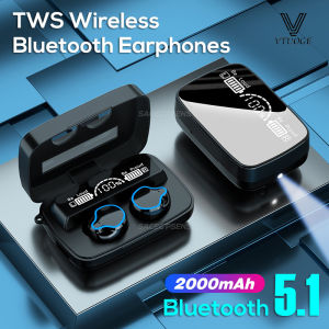 Tai Nghe Bluetooth VTUOGE M9 Tai Nghe Không Dây Điều Khiển Cảm Ứng TWS 5.1 Tai Nghe Thể Thao Chống Nước Màn Hình LED Chơi Game Auriculares Hỗ Trợ