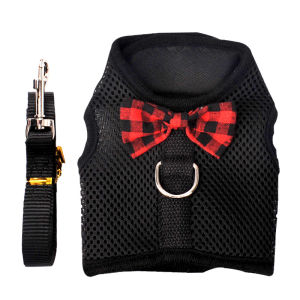 V.TOP Pawaca Peliharaan Anjing Kecil dan Kucing Kelinci Hewan Peliharaan Kecil Adjustable Mesh Tali Kekang