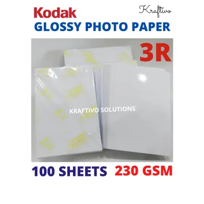 [ KODAK ] HIGH GLOSS PHOTO PAPER (A4/5R/4R/3R ) / A4 KODAK KERTAS GAMBAR / 4R KODAK KERTAS GAMBAR / 3R KERTAS GAMBAR