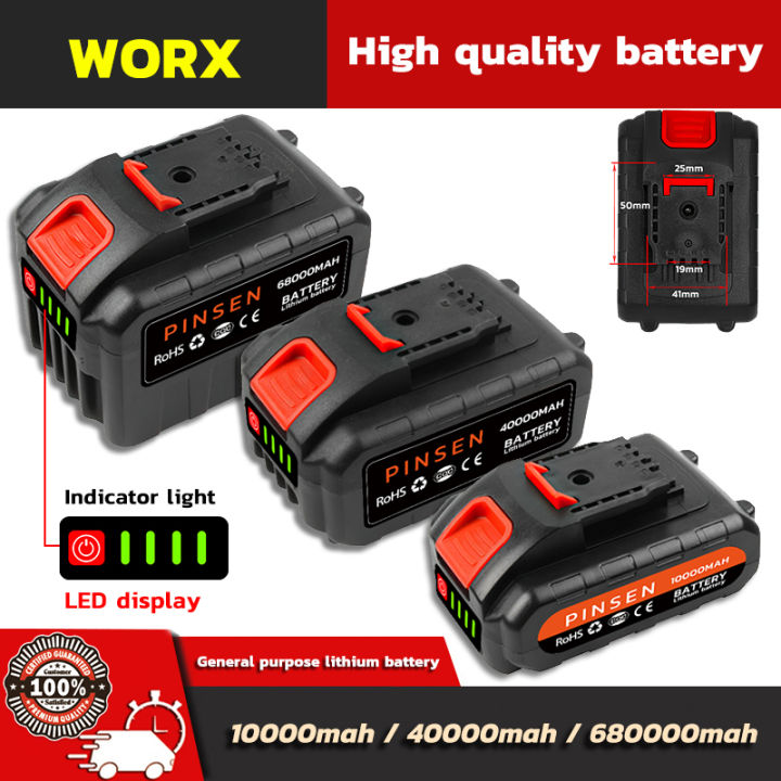 WORX cordless drill battery drill battery with power display