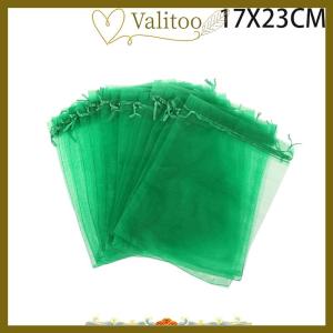 [Valitoo] 20Pcs Mesh Fruit Bag Strawberry Grapes Fruit Grow Bags Breathable Netting Mesh Vegetable Plant Protection Bags For Garden Tools