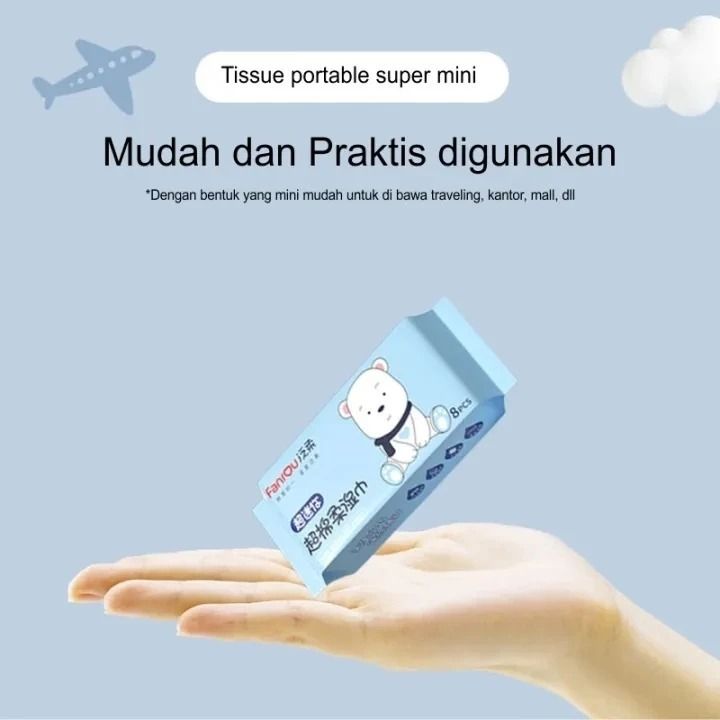 TISU%20BABY/TISU%20TANPA%20ALKOHOL/FANROU%20Tisu%20Basah%20Bayi%201%20Pack%20Isi%208%20Pcs%20Pure%20Baby%20Wet%20Wipes%20Tissue%20Tanpa%20Pewangi%20dan%20Alkohol%20-%20Image%206
