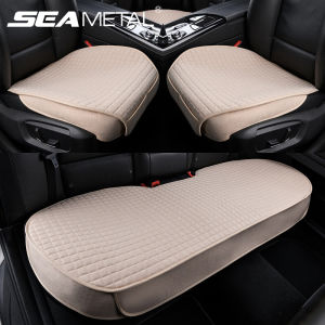 Universal Flax Car Seat Cushion Linen bernafas bukan slip Auto Seat pelindung Mat aksesori Interior kereta