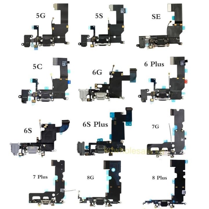 kd Charging Port Flex Cable For iPhone 5s se 6s Plus x xr