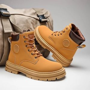 Safety Boots safety shoes for men martin boots boots for men no stael toe waterproof hiking shoes