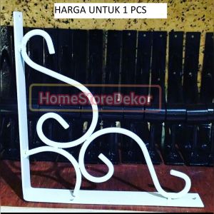 RAK BESI SIKU PENYANGGA RAK DINDING/KAYU AMBALAN TERMURAH