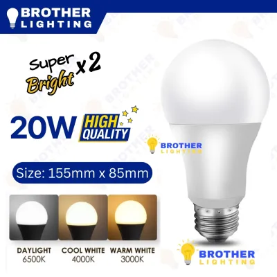 [SIRIM] Iwachi LED Bulb 18W 13W 10W 6W E27 Energy Saving LED Bulb Lampu Mentol Light Bulb Warm White 3000K Cool White 4000K Daylight 6500K