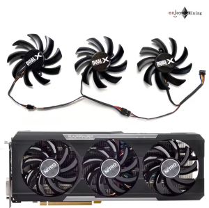 พัดลมการ์ดจอ SAPPHIRE R9 290X 290 280 Vapor-X OC Platinum Black Diamond Edition Graphics Card Fan