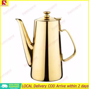 【Big Sale】Stainless Steel Tea Kettle Non- Slip Handle Cold Water Kettle Large Capacity Water Pot Wide Mouth for Home Office【SuperLegend】