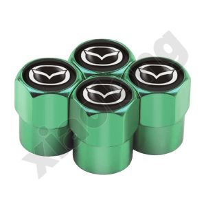 Chất Lượng Cao Với Logo Xe Hơi 4 Cái/bộ Nắp Van Lốp/Nắp Van Lốp/Nắp Van Bánh Xe Ô Tô Xe Máy Xe Đạp Điện Phụ Kiện Xe Hơi Cho Mazda BT-50 323 MAZDA6 B2200 Familia Miata MX-5 626 B2500 E-Series