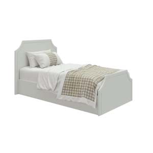 SB Design Square SB FURNITURE เตียงขนาด 3.5 ฟุต รุ่น Quinn สีเทาอ่อน (125x207x110 ซม.)