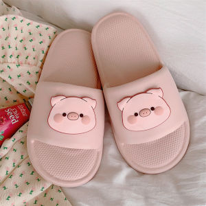 Dép Đi Trong Nhà Hình Heo Dễ Thương Mang Êm Chân Dép Quai Ngang Mềm Mại Chống Trượt Dễ Thương
