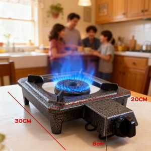 (คลังสินค้าไทย)เตาแก๊สความดันต่ำเยอรมันสำหรับใช้ในครัวเรือน สามารถรับน้ำหนักได้ 10 กิโลกรัม ทำจากสแตนเลส