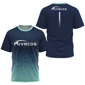 [Local Stock] VCC Funny 3D Letter Print T Shirt For Men Fashion Tennis Badminton Sportswear Casual O-neck Short Sleeve Tops Summer Loose T-shirts