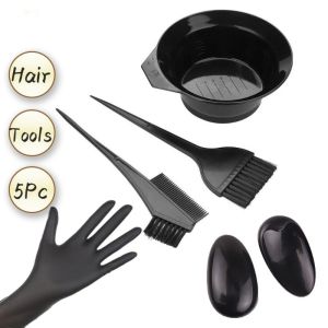 5/9Pcs Salon Hair Dye Set Hairdressing Coloring Brushes Bowl for Hair Coloring Bleaching DIY Kit