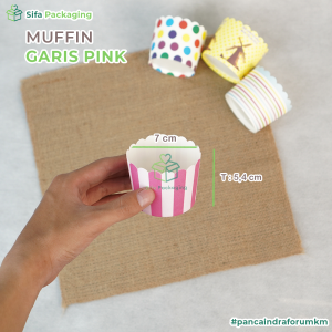 Muffin Cake Case Size M Cup cake Kertas Alas Donut Roti Kue Bolu isi 50 pcs