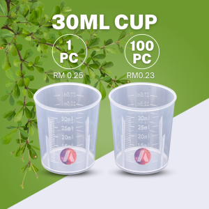 1pcs Mesuring Cup 30ML plastic measuring / liquid medicine cup