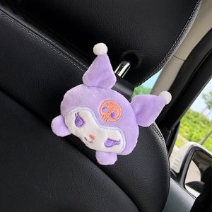 น่ารัก Sanrio Plush Car Seat Hook Kuromi Melody Seat Organizer ชั้นวางของตกแต่งรถยนต์