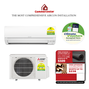 MITSUBISHI ELECTRIC STARMEX R32 SYSTEM 1 (INSTALLATION INCLUDED FREE UPGRADED MATERIALS)