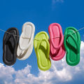 Korean Women New Fashion Candy Flat Slippers Beach Sandals Tsinelas  Flip Flop Slides Thick Bottom Soft and Comfortable Summer(Add one size）#A8013. 
