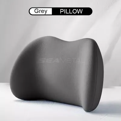 SEAMETAL Memory Foam Car Pillows Seat Headrest Neck Waist Pillow Suit Car Neck Lumbar Protection Support Cushions