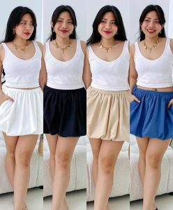 Korean Fashion  Plain Color Bubble Skirt   - xs to slim large - classy and elegant - timeless classic  - timeless piece - casual office or party - classic piece - super kapal ng tela - hindi kayo magsisi - our aim is to produce quality clothes - premium