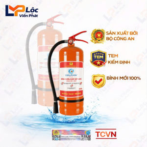 Bình Chữa Cháy 4KG Cho Nhà Bếp Quán Ăn Kho Hàng – Dập Nhanh Cháy Điện Dầu Gas (ABC Dolphin)