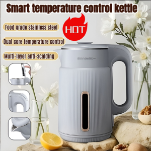 Household Double-Layer Insulated Electric Kettle Electric Kettle Automatic Power-Off Design Large Capacity Stainless Steel Boiling Kettle Fast Boiling Kettle Easy To Clean Electric Kettle