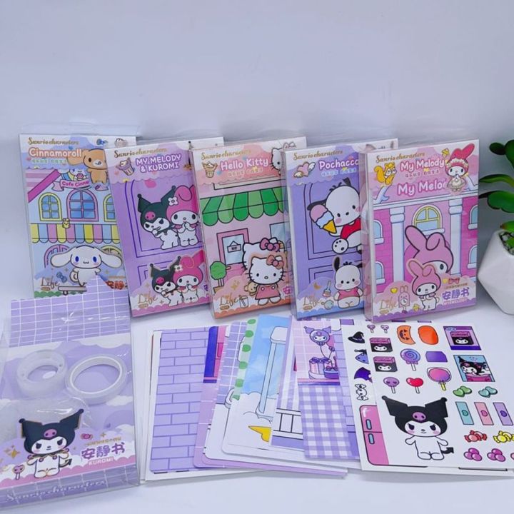 LUMBINE Mèo KT KT Cat Quiet Book Kuromi My Melody My Melody Quiet Book ...