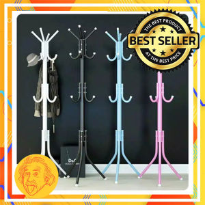 Standing Hanger Portable MultifungsiGantungan Berdiri Gantungan Jaket Baju Topi Tas dll