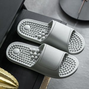 [Free Shipping] Massage Slippers Non-Slip Odor-Resistant Soft-Soled Durable For Men Indoor CoupleS Style Home Slippers Sandals Thick-Soled For Foot Comfort