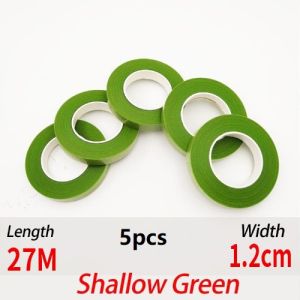 100Pcs Floral Wire Stems 40cm Paper Covered Artificial Flower Stem Flexible Iron DIY Crafts
